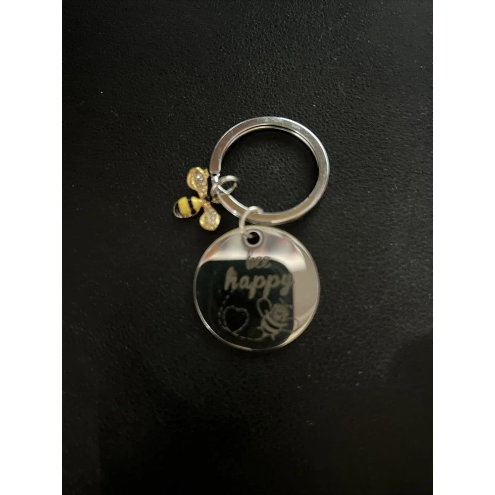 Bee Happy- Keychain‎ Pendant Bag Car Keychain Pendant For Women Mem Gift